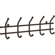 Вешалка д/одежды настенная 5 крючков (медь,черный) 5шт.