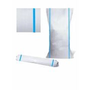 Мешок П/П 105 х 55 см. 55гр. белый синяя полоса /100/1000/