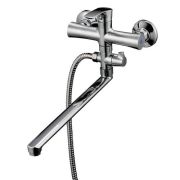 Смеситель д/ванны шар SOLONE  25 мм.FAB6,FAB7,-A020 дл/нос плоский прямой излив