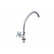 Смеситель д/кухни на одну воду «AQUADV»1/2 мет/кер 001-04