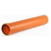Труба канализационная Д-110 - 1,0 метр Наружняя/10/
