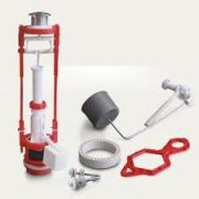 Комплект арматуры для унитаза с боковой подводкой кнопка