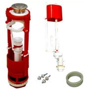 Комплект арматуры для унитаза с нижней подводкой кнопка АС-17.1