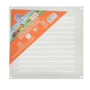 Решетка вентиляционная металл. 150*150 мм белая