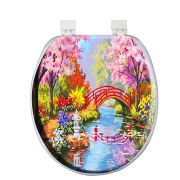 Сиденье д/унитаза мягкое «Весенний Парк»