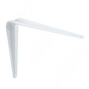 Кронштейн угловой (полкодержатель) 200 х 250мм белый 6/8