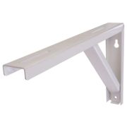Кронштейн угловой разборный L300мм белый