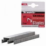 Скобы для степлера, тип 53, 6 мм/1000шт/