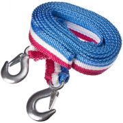 Трос буксировочный ленточный №7. 2 крюка, сумка на молнии