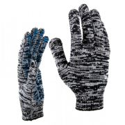 Перчатки  х/б с ПВХ 10класс 6н. графит, серые /10шт/300/