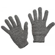 Перчатки полушерстян.«Сибирь»двойные серые 110гр./5/150/
