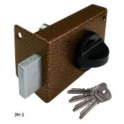 Замок накладной ЗН 1 медь, бронза /Омега/