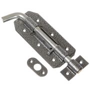 Засов накладной гаражный 185 мм. /Делга/