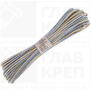 Шнур вязаный д, 6 мм* 20м цветной