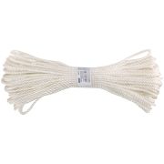 Шнур плетеный д. 4мм*20м. белый