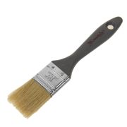 Кисть плоская «Евро» 1,5 натуральная щетина, пластмассовая ручка/12