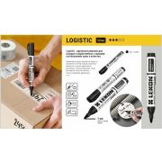 Маркер перманентный LOGISTIC чёрный /10/