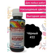 Колер унив Радуга №22 черный 0,1л./6 /