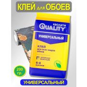 Клей обойный «QUALITI» универсальн. 200 гр. м/у /30/