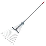 Грабли веерные раздвижные 15-зубые, 1600 мм с мет.черенком