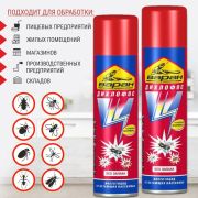 Дихлофос «Варан» универс. Б/З синий 300 мл./от мух, муравьев, тараканов/24