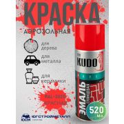 Эмаль аэрозольная красная  400/520 мл/12/