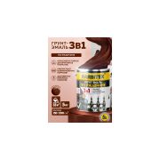 Грунт-эмаль по ржавчине 3 в 1коричневая 5,0 кг/4/FARBITEX/