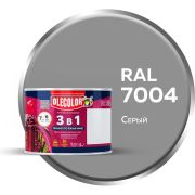 Грунт-эмаль по ржавчине 3 в 1серая 2,0 кг/6/Ole Color/