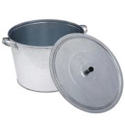 Бак  оцинкованный с крышкой 25л.