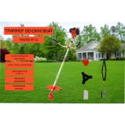 Бензотриммер «MASTER ВТ-52» 2,5кВт нож 3Т+леска, шир. лезвия 255мм. неразъемная штанга