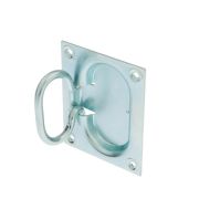 Ручка откидная 100*80мм «скрытая» цинк