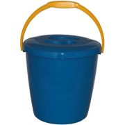 Ведро пластмассовое 10л. с крышкой, мерное, с утолщ. /15/