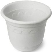 Кашпо «Колывань» с поддоном 10 л. мрамор