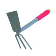 Мотыжка комбин .3-зуб с лопаткой и рыхлителем пласт.ручка FEONA