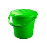 Ведро пластмассовое 10л. с крышкой /10/