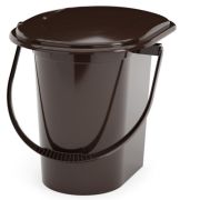 Ведро-туалет 17л. мокко /Башкирия/