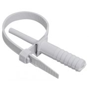Хомут Дюбельный нейлон ХД 7,5 мм х 150мм, белые/50 шт/