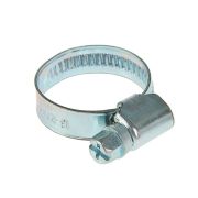 Хомут нерж, диаметр 16-27 мм. Винт /50/100/