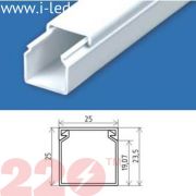 Кабель-канал ПВХ 25 х 24, 2м/20шт/