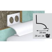 Бордюр на ванну под плитку 1,8м. 28мм./30шт/