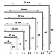 Угол белый 10 х 10 мм,  2,7 м/50/
