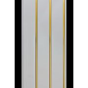 Панель ПВХ 3-х секционная 2,95 х 0,24 х 8мм. ЗОЛОТО/10шт/БРАК