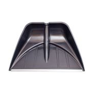 Лопата снег Protex «ПРОФИ» 555*410мм. особопрочная с оц/пл. Б/Ч. черная