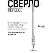 Сверло по дереву перовое 12мм