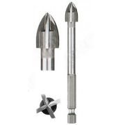 Сверло по стеклу и керамике  6 мм 4 грани PROFI