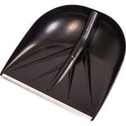 Лопата снег Protex «САНТА» 420 х 400мм. особопрочная с оц/пл. Б/Ч /10/ черная