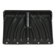 Лопата снег пл. «Крепыш № 2» 465 х340мм. с оц,/пл. Б/Ч черная