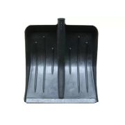 Лопата снег пл. «Зима №10» 430*430мм. с оц./пл. Б/Ч черная D-30мм