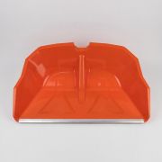 Лопата снег пл. «SNOWLAND» 580*390мм. с ал/пл. Б/Ч. оранжевая