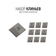 Клин для топорища молотка 40*25*4